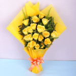 Stunning Yellow Roses Bunch